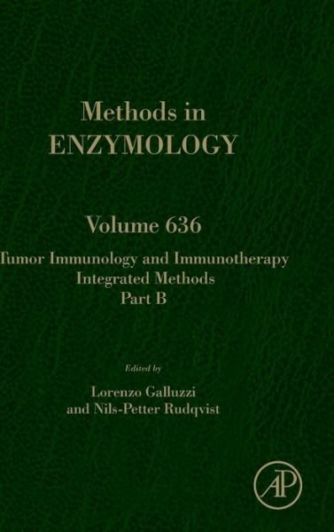 Cover for Lorenzo Galluzzi · Tumor Immunology and Immunotherapy - Integrated Methods Part B (Inbunden Bok) (2020)