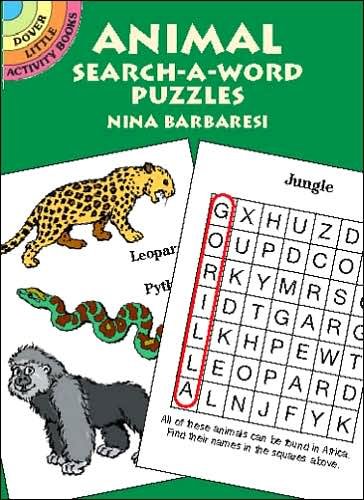 Cover for Nina Barbaresi · Animal Search-a-Word Puzzles - Little Activity Books (Paperback Bog) (2003)