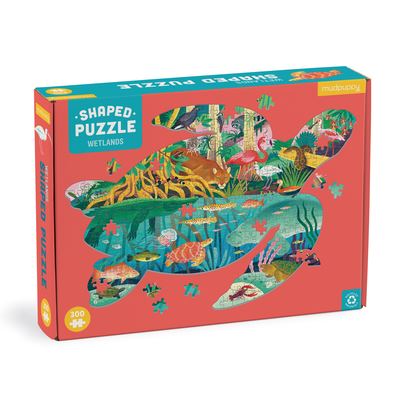 Cover for Mudpuppy · Wetlands 300 Piece Shaped Scene Puzzle (GAME) (2022)