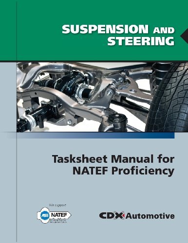 Cover for Cdx Automotive · Suspension and Steering Tasksheet Manual for Natef Proficiency (Paperback Bog) (2010)