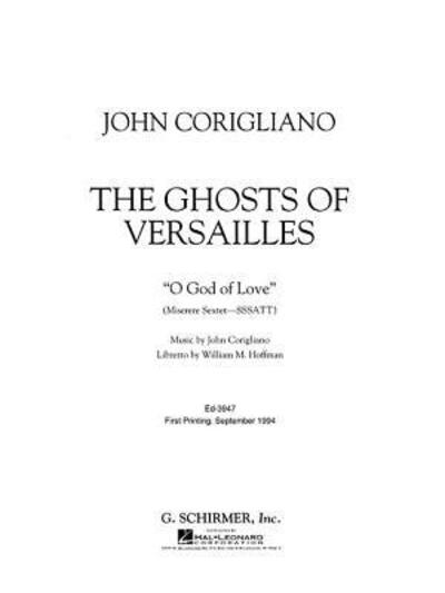 Cover for John Corigliano · O God of Love (Paperback Book) (1994)