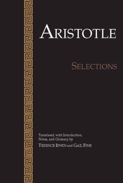 Cover for Aristotle · Aristotle: Selections (Paperback Book) (1995)