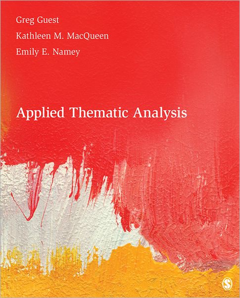 Cover for Greg Guest · Applied Thematic Analysis (Hardcover bog) (2012)
