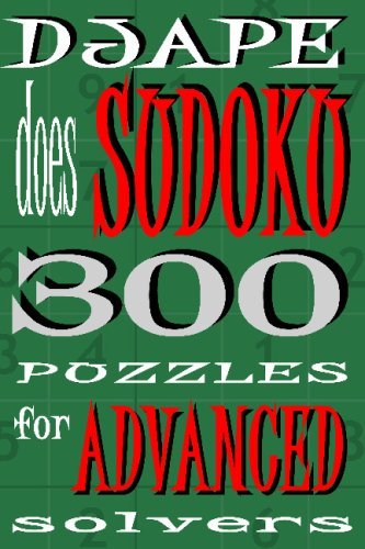 Cover for Dj Ape · Djape Does Sudoku: 300 Puzzles For Advanced Solvers (Paperback Bog) (2008)