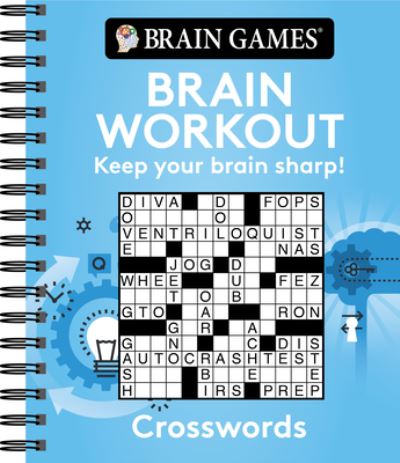 Cover for Publications International Ltd · Brain Games - Brain Workout: Crossword (Spiral Book) (2019)