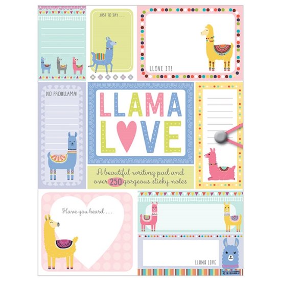 Cover for Get the Message Llama Love (Paperback Book)