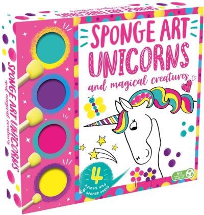 Cover for Igloo Books · Sponge Art Unicorns and Magical Creatures - My First Sponge Art Set (Paperback Bog) (2023)