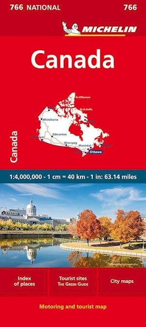Cover for Michelin · Canada - Michelin National Map 766 (Landkarten) (2023)