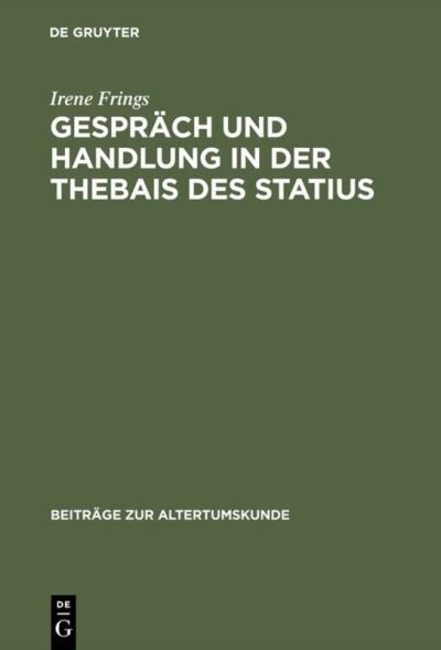 Cover for Frings · Gespräch und Handlung in der The (Book) (1991)