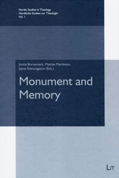 Cover for Jonna Bornemark · Monument and Memory (Hardcover Book) (2015)