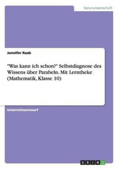 Cover for Raab · &quot;Was kann ich schon?&quot; Selbstdiagno (Bok) (2016)
