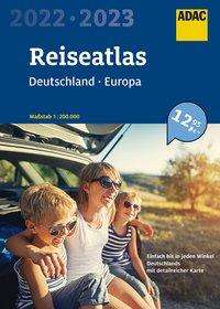 Cover for ADAC Verlag · ADAC Reiseatlas Deutschland Europa 2022/2023 (Sewn Spine Book) (2021)