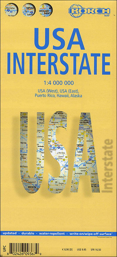 Cover for Borch Gmbh · Usa Interstate 1 : 4 000 000 (Borch Maps) (Book) (2019)
