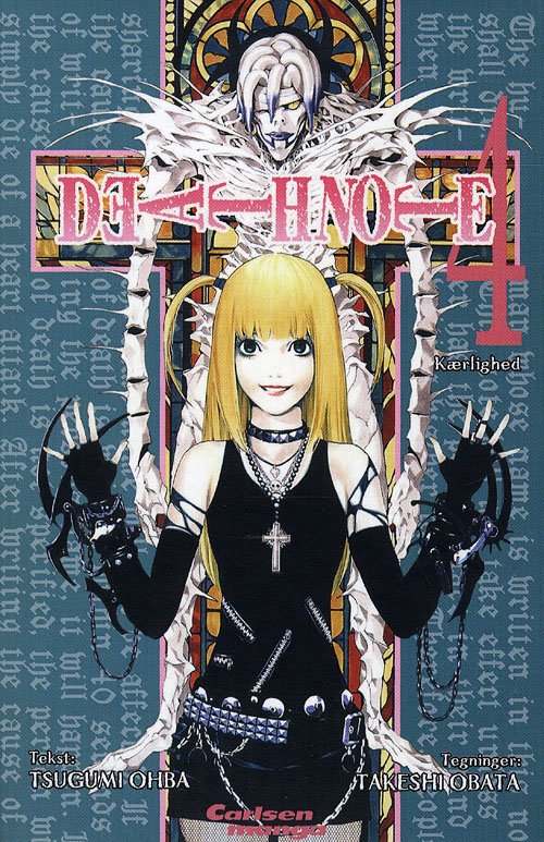 Cover for Tsugumi Ohba · Death Note¤Carlsen manga: Death Note 4: Kærlighed (Sewn Spine Book) [1. Painos] (2009)