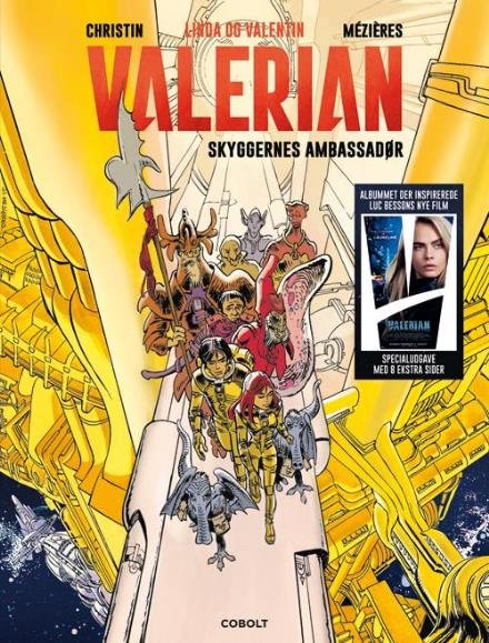 Cover for Pierre Christin og Jean-Claude Mézières · Linda og Valentin – VALERIAN: Skyggernes ambassadør (Bound Book) [1º edição] (2017)