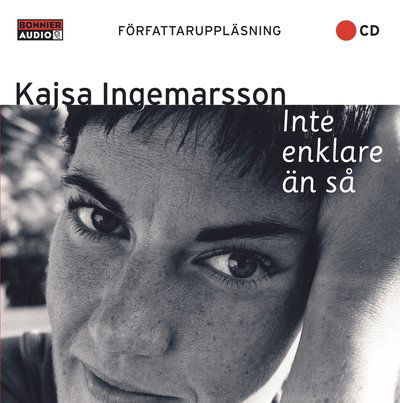 Cover for Kajsa Ingemarsson · Inte enklare än så (CD)