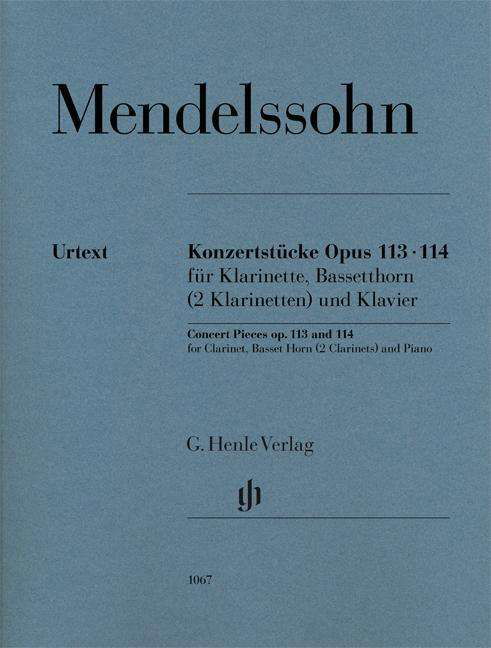 Mendelssohn Bartholdy:Konzertstücke op. - Mendelssohn - Boeken - SCHOTT & CO - 9790201810676 - 6 april 2018