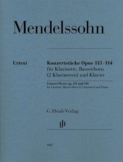 Cover for Mendelssohn · Mendelssohn Bartholdy:Konzertstücke op. (Bog) (2018)