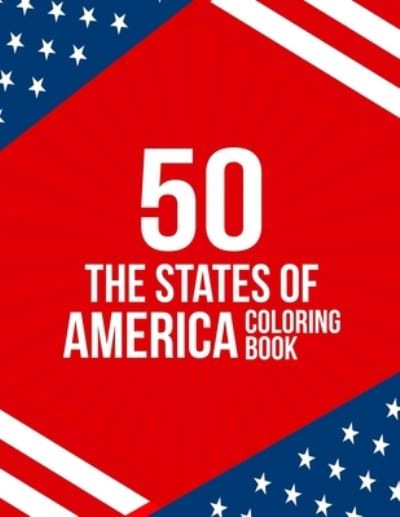 Cover for Atkins White Publication · 50 The States of America Coloring Book (Pocketbok) (2020)