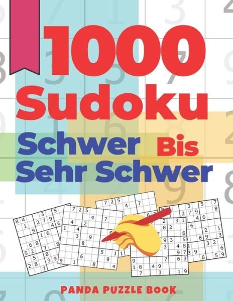 Cover for Panda Puzzle Book · 1000 Sudoku Schwer Bis Sehr Schwer (Taschenbuch) (2020)