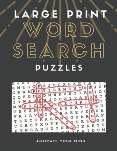 Cover for Marion Cotillard · LARGE PRINT Word Search Puzzles (Paperback Book) (2020)