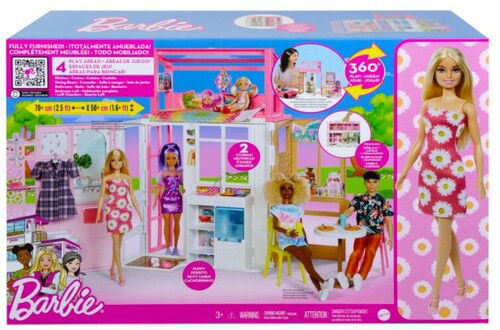 Barbie House with Doll - Barbie - Fanituote -  - 0194735007677 - keskiviikko 2. maaliskuuta 2022