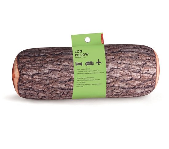 Log Pillow -  - Merchandise - Kikkerland - 0612615054677 - 