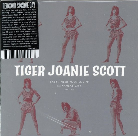 Cover for Tiger Joanie Scott · Baby I Need Your Lovin / Kansas City (LP) [Reissue edition] (2016)