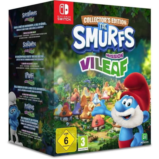 Cover for Microids · The Smurfs: Mission Vileaf - Collector's Edition (SWITCH) [Collector\'s edition] (2021)