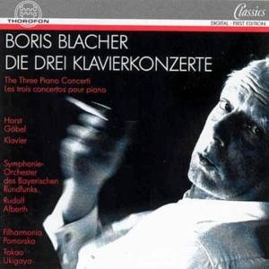 Cover for Blacher / Goebel · Three Piano Concertos (CD) (1995)