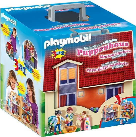 Playmobil: 5167 - Dollhouse - Casa Delle Bambole Portatile - Playmobil | Playmobil Poppenhuis - Merchandise - Playmobil - 4008789051677 - 31. März 2019