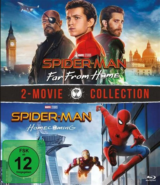 Cover for Spider-man: Far From Home / Spider-man: Homecoming (2 Blu-rays) (Blu-ray) (2020)