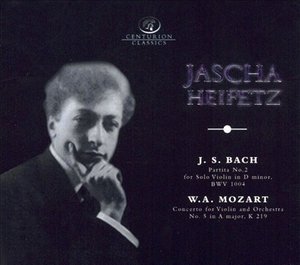 Cover for Jascha Heifetz · Partita No.2 for Solo Violin Ind Minor (CD) (2004)