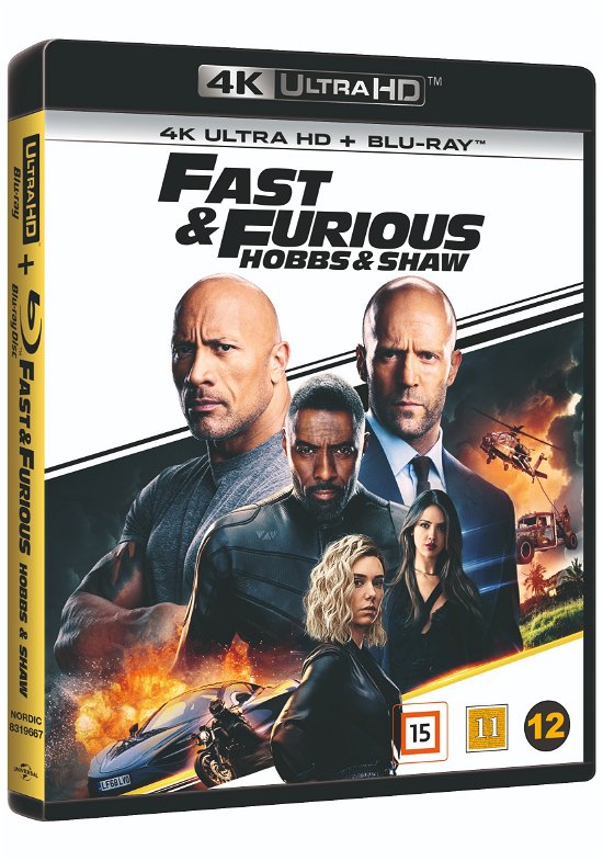 Cover for Fast &amp; Furious: Hobbs &amp; Shaw (4K Ultra HD/BD) (2019)