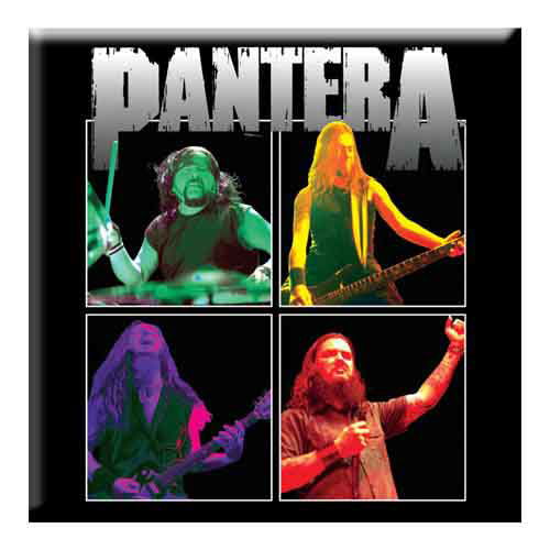 Pantera Fridge Magnet: Band Photo - Pantera - Koopwaar - Unlicensed - 5055295306677 - 17 oktober 2014