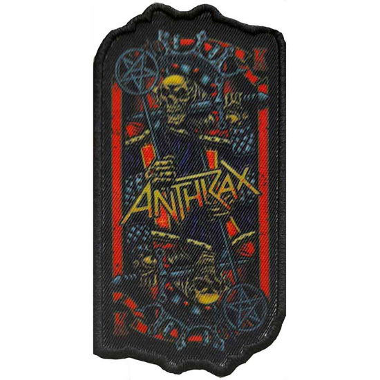 Anthrax Standard Printed Patch: Evil King - Anthrax - Koopwaar -  - 5056561040677 - 