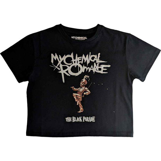 Cover for My Chemical Romance · My Chemical Romance Ladies Crop Top: The Black Parade (Kläder) [size M]