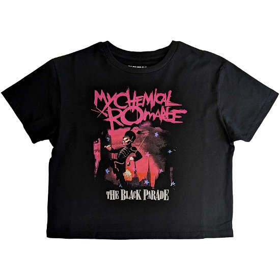 Cover for My Chemical Romance · My Chemical Romance Ladies Crop Top: The Black Parade (Klær) [size M]