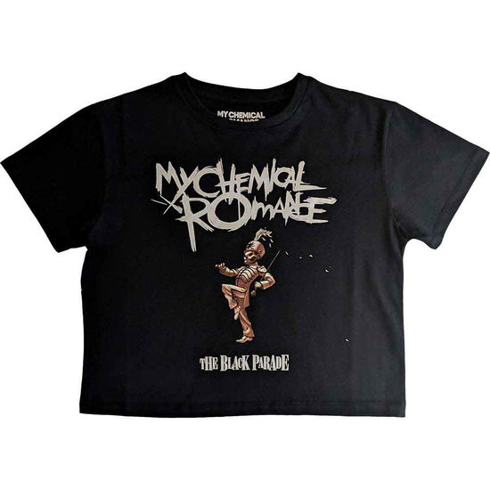 Cover for My Chemical Romance · My Chemical Romance Ladies Crop Top: The Black Parade (TØJ) [size M]