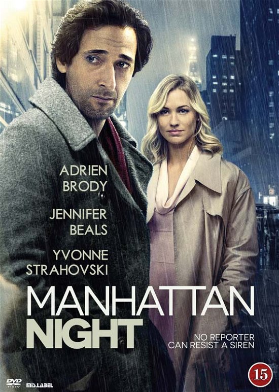 Manhattan Night - Adrien Brody / Jennifer Beals / Yvonne Strahovski - Elokuva -  - 5705535057677 - torstai 22. joulukuuta 2016