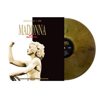 Cover for Madonna · Live In Dallas 7Th May 1990 (Gold Marble Vinyl) (LP) (2022)