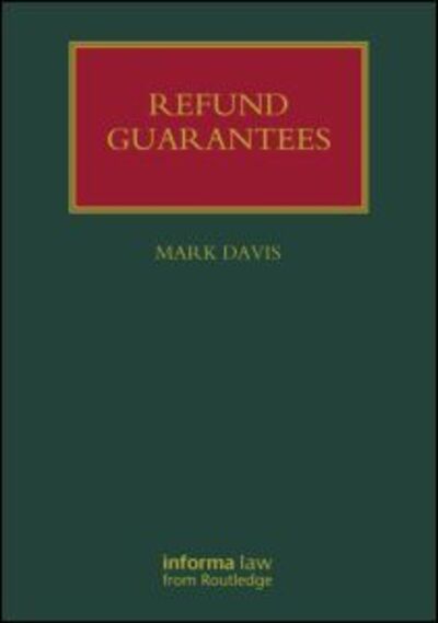 Cover for Mark Davis · Refund Guarantees - Lloyd's Shipping Law Library (Gebundenes Buch) (2015)