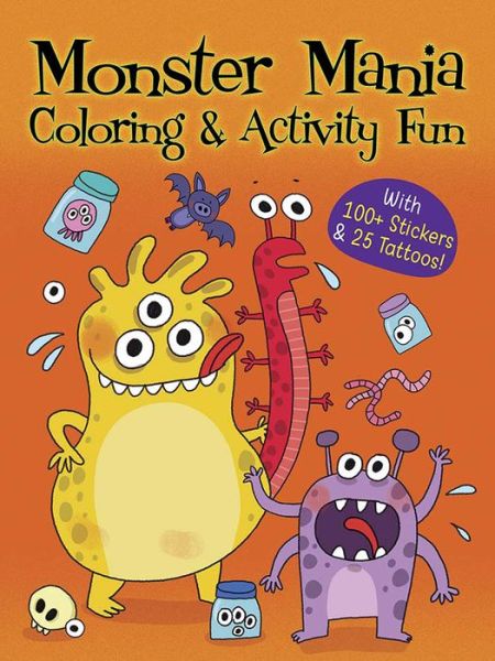 Cover for Dover Dover Publications · Monster Mania Coloring and Activity Fun (Book) (2020)