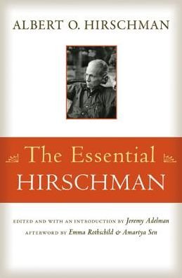 Cover for Albert O. Hirschman · The Essential Hirschman (Pocketbok) (2015)