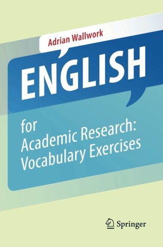 Cover for Adrian Wallwork · English for Academic Research: Vocabulary Exercises - English for Academic Research (Paperback Book) [2013 edition] (2012)