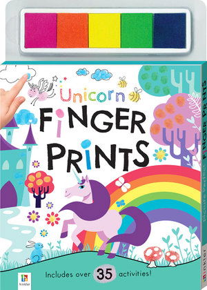 Cover for Hinkler Pty Ltd · Unicorn Finger Prints - Unicorns (Book) (2020)