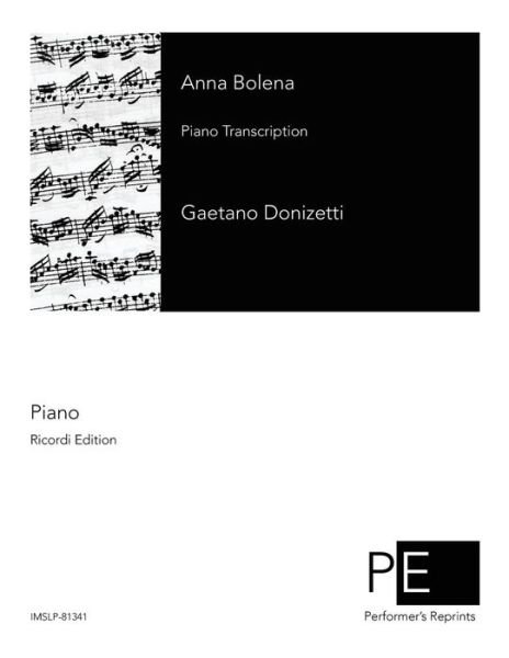 Cover for Gaetano Donizetti · Anna Bolena (Paperback Bog) (2015)