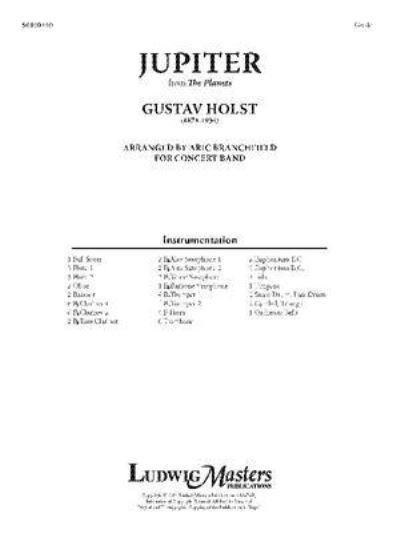 Cover for Gustav Holst · Jupiter -- The Bringer of Jollity for Band (Paperback Book) (2020)