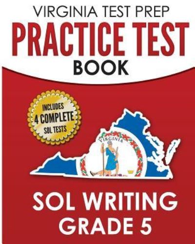 Cover for V Hawas · VIRGINIA TEST PREP Practice Test Book SOL Writing Grade 5 (Paperback Book) (2018)