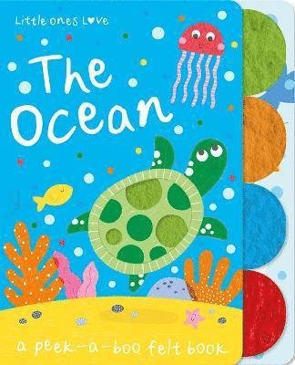 Cover for Holly Hall · Little Ones Love the Ocean - Little Ones Love Felt Tabbed Board Book (Board book) (2024)